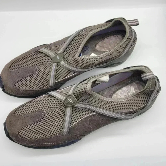 Dr. Schoolls Outdoor Hiking Women's Mesh Shoe Gel Size 8 Gray/Brown - Picture 14 of 14